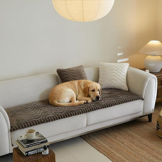 Couch Covers for 3 Cushion Couch Sofa Pet Friendly,Non-Slip Sofa Cover Washable