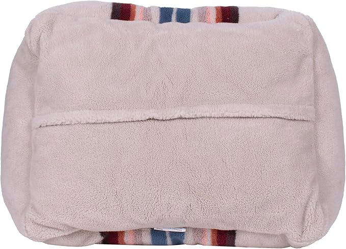 Pendleton Berber Kuddler Dog Bed - Serape Rosewood, M