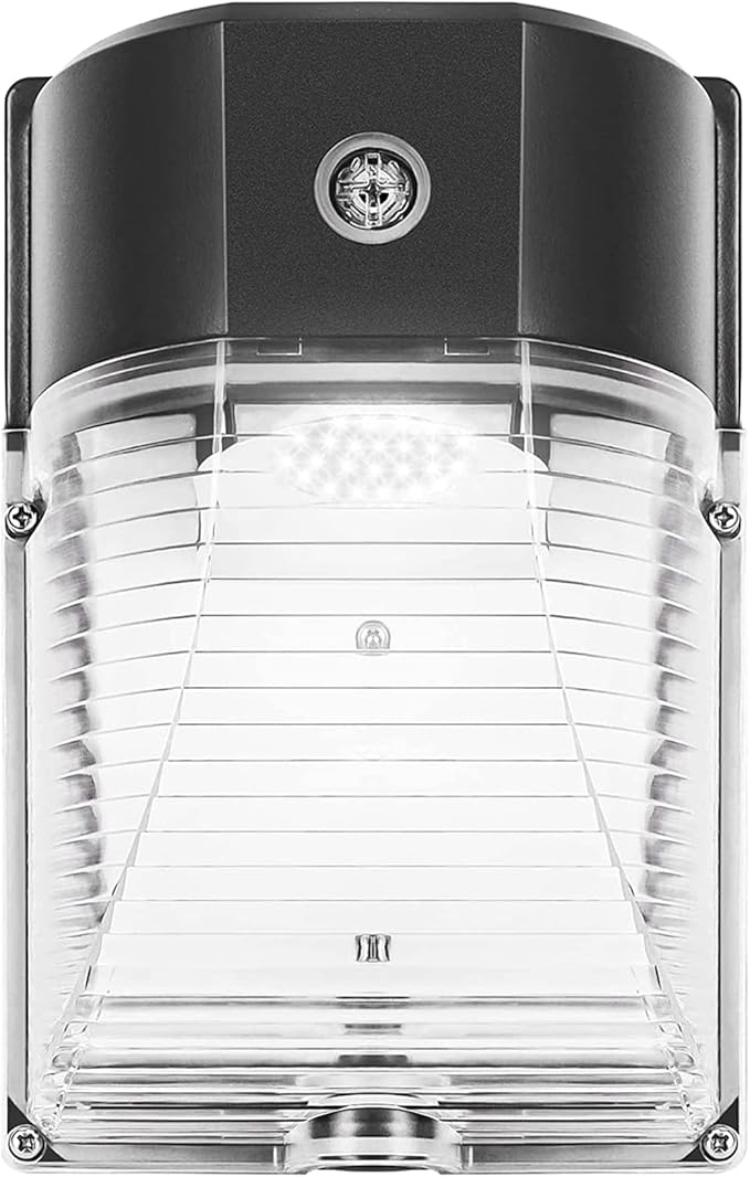 CINOTON 26W LED Wall Pack Light with Dusk to Dawn Sensor, 3000LM [100-277Vac] LED Wall Lights IP65 Waterproof Outdoor Security Flood Lighting for Garage Warehouse Garden 5000K-Daylight 1 Pack