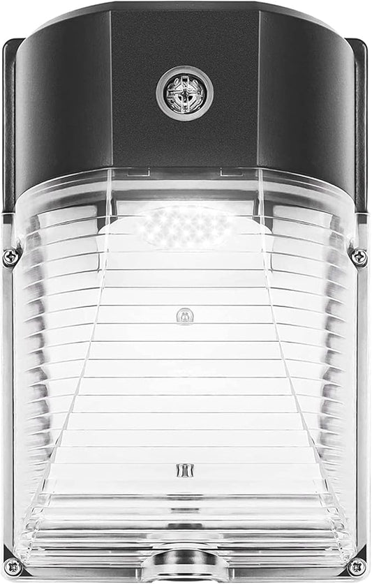 CINOTON 26W LED Wall Pack Light with Dusk to Dawn Sensor, 3000LM [100-277Vac] LED Wall Lights IP65 Waterproof Outdoor Security Flood Lighting for Garage Warehouse Garden 5000K-Daylight 1 Pack
