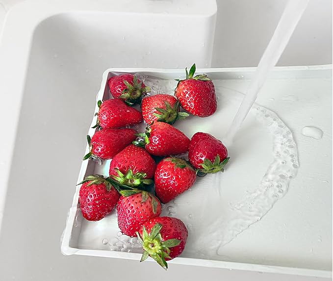 Small White Serving Tray (9.5 x 7 inch) for Serving Accessory, Drinks, Spa, Coffee, Wine, Tea, Bar, Party, Seasoning, Perfume and Display Use.