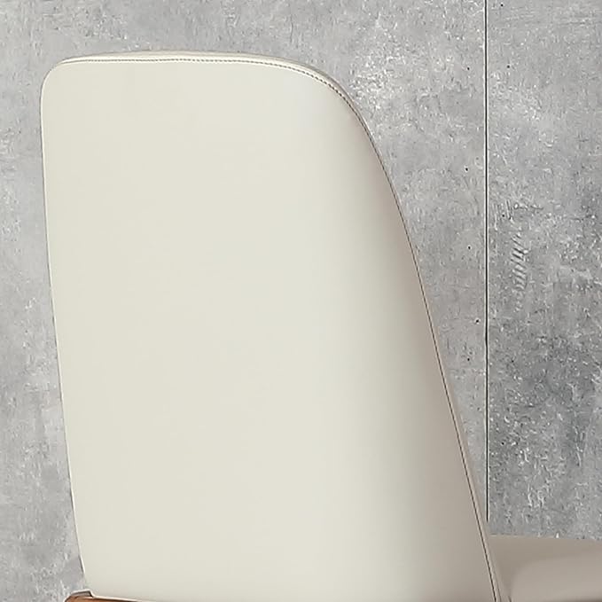 Dining Chairs Set of 2, Modern PU Leather Dining Wooden Legs for Living Kitchen Dining Room