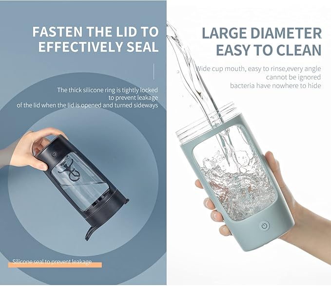 Electric Shaker Bottle, Blender Bottles For Protein Mixes, | Tritan | BPA Free| Portable Mixer Cup, Rechargeable Shake Cups And Meal Replacement Shakes, 22 oz(Purple)