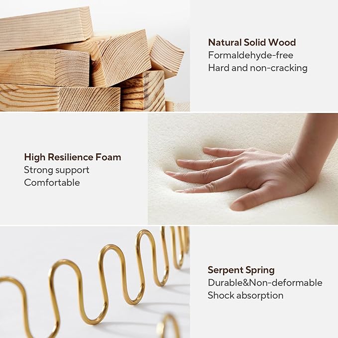 Sofa Couch, 66.5" Gray Modern Couch with Deep Seats, Chenille Fabric Comfy Sofas with Wooden Interior,loveseat Couch with Wide Armrest, Couches for Living Room, Bedroom and Office