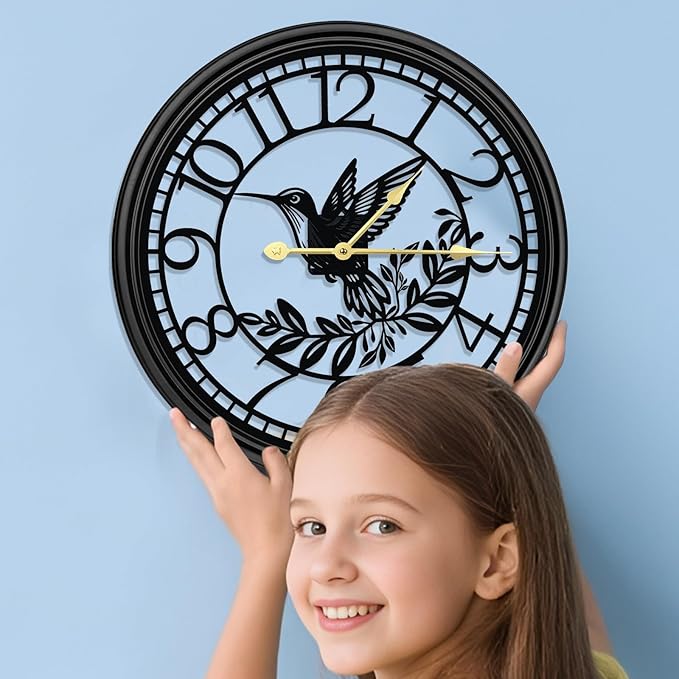 Big Wall Clock - Wall Clocks for Living Room Decor, Quiet and No Ticking Suitable for Wall Decor, Living Room Decoration, Kitchen Decoration