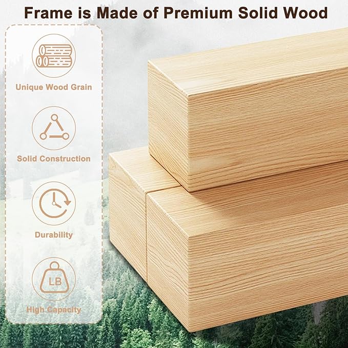 Solid Wood Dining Chair with Walnut Finish Mid Century Modern Upholstered PU Leather Dining Chairs with Curved Backrest for Dining Room, Kitchen, Study Room, Walnut Color