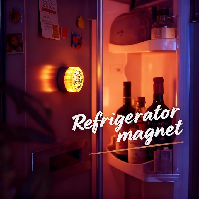 LED Night Light Bedside Mood Lamp Touch Wood Warm Light Festival Cordless Portable Table Lamp Restaurant Bedroom Bar Coffee Outdoor Camping Birthday Gifts for Women Mom Baby Kids (Short)