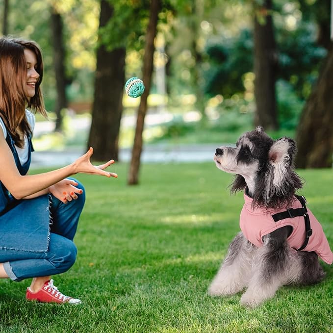 Norbi Dog Winter Coat - Built-in Harness, Adjustable Warm Jacket for Small to Large Dogs - Perfect for Cold Weather