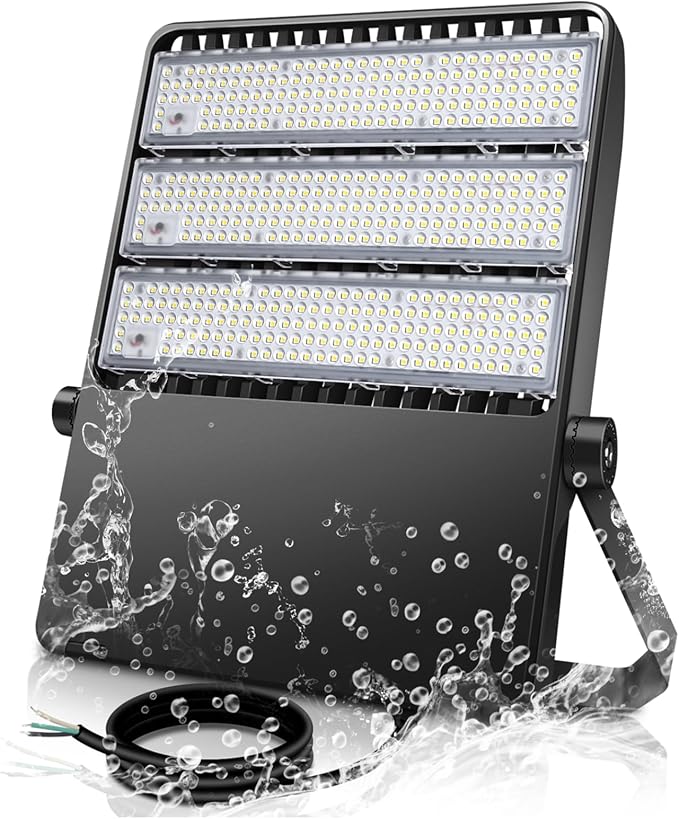 360W Stadium Flood Light Outdoor LED, 50800 Lumen 110-270v Commercial Super Bright Yard Floodlight 5000k, IP65 Waterproof Exterior Flood Lighting Security for Arena, Field, Sport, Court