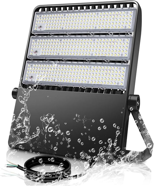 360W Stadium Flood Light Outdoor LED, 50800 Lumen 110-270v Commercial Super Bright Yard Floodlight 5000k, IP65 Waterproof Exterior Flood Lighting Security for Arena, Field, Sport, Court