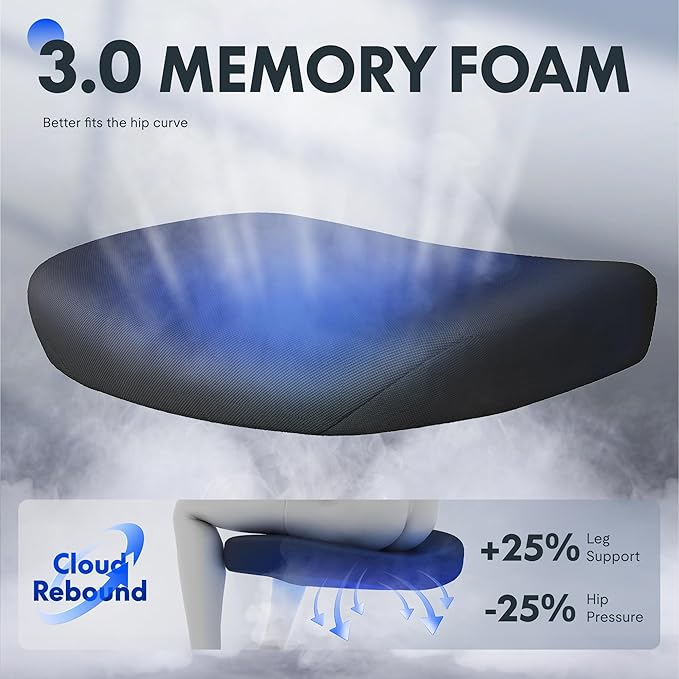 FLEXISPOT OC3 Pro Ergonomic Office Chair High Back Computer Chair with Flexible Flip-up Armrest/8-Level Lumbar Support, High Elastic Foam Seat Cushion, Chairs for Home Office Working Studying, Black