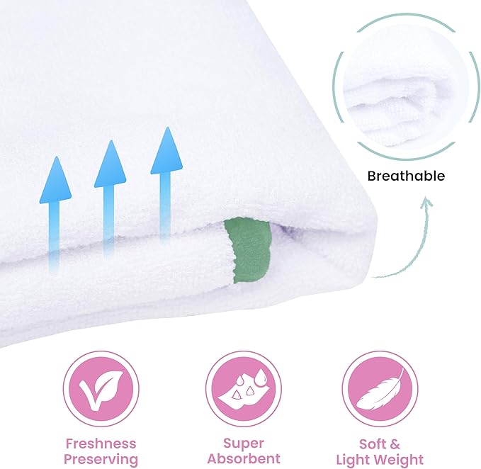 Zoane Creations 100% Fiber Hooded Baby Towels for Newborn – Ultra-Soft,Highly Absorbent, 500 GSM, 37 x 37 inches Perfect Cotton Baby Bath Towels Hooded for Newborns and Toddlers