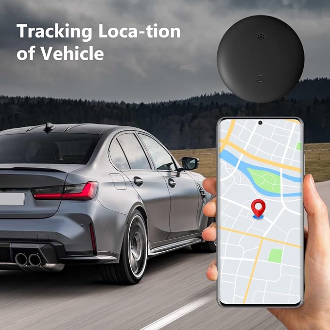 Mini Hidden GPS Tracker for Vehicles – Magnetic Waterproof Real‑Time Locator – Apple Find My Compatible(iOS Only), No Monthly Fee, Long Battery Life – Cars, Pets, Kids, Assets