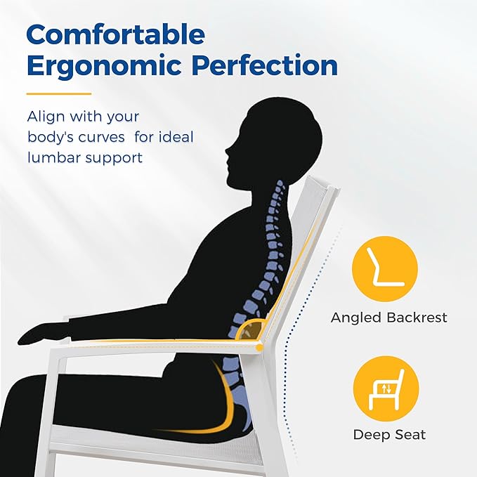 Wisteria Lane 7 Piece Aluminum Outdoor Patio Dining Sets with Fully Assembled Dining Chair，91.3" L×39.4" W Expandable Patio Table and Chairs Set for 6, Stackable Chairs with Quick Drying Fabric, Grey