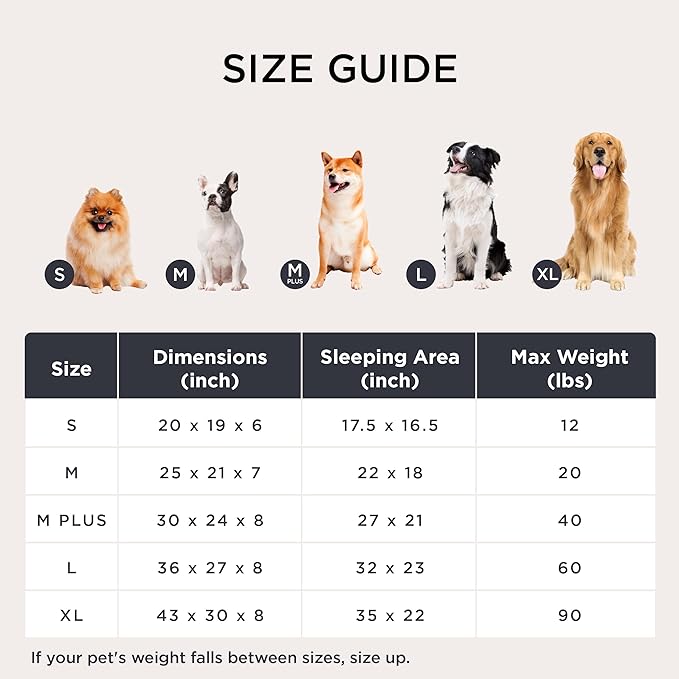 Bedsure Cute Dog Bed for Large Dogs - Washable Furry Puppy Beds, Rectangle Orthopedic Corduroy Fleece Pet Beds with Removable Zipper Cover, 36x27x8inches, Blush Pink