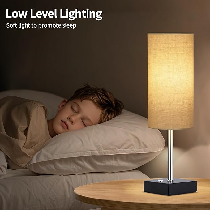 AVV Cordless Table Lamp with Dimmable, Rechargeable 3 Modes Battery Powered Bedside Lamp, Battery Operated Lamps for Night Stand, Touch Lamp for Bedroom, Living Room, Reading Room, 15 Inch Linen