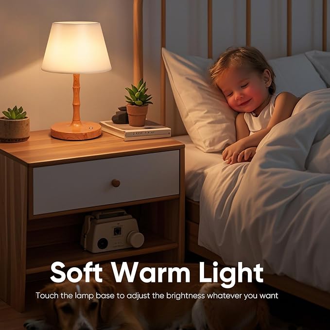 Adjustable Outdoor Lights Powered by Battery, Suitable for Offices and bedrooms, Children's Sleep, Courtyard Camping Restaurant LED Night Lights, Rechargeable Battery Driven Lights (Yellow)