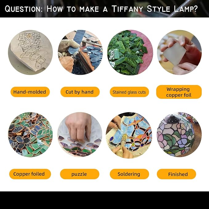 TL0033 Tiffany Style Table Lamp Stained Glass Umbrella Shade with Lady Sculpture Base W 15.75 X OH 27 Inches, Art Nouveau Lamp for Home Office, LED Bulbs Included