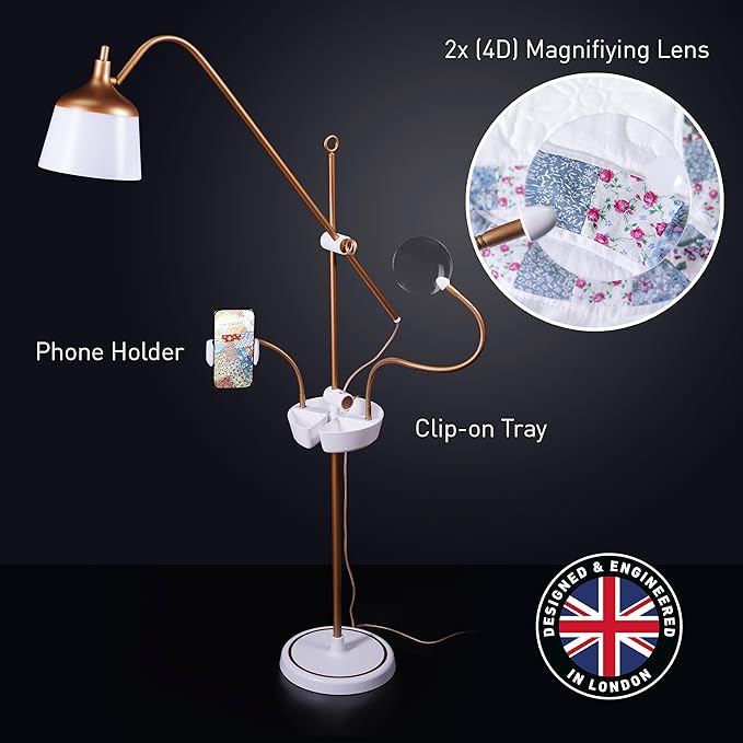 Daylight Company Anita Floor Lamp Stitch with Precision, Craft in Comfort, and Ease Strain on Your Eyes.