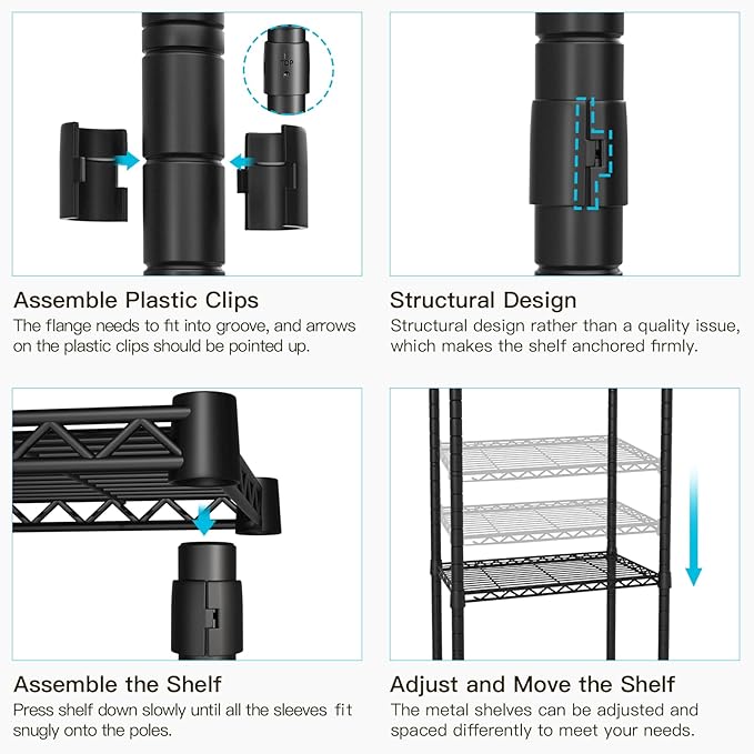 FUTASSI P3 Mini Rolling Clothes Rack, Clothing Racks for Hanging Clothes, Heavy Duty Garment Rack with Wheels, Freestanding Portable Closet Rack 23.6'' W x 14'' D x 78.5'' H, Max Load 430 Lbs, Black