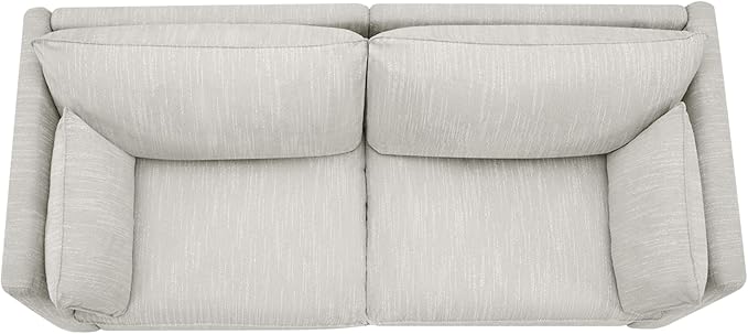 CHITA Luxury Oversized Loveseat Sectional Sofa Couch, Premium Down Filled Modular Sectional Sofa, FSC Certified, 80‘’ Width, 2 Seat Cloud Couch for Living Room, Snow