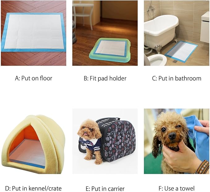 Petphabet Dog Pads - 100 Count, 23" x 24" Puppy Training Pads