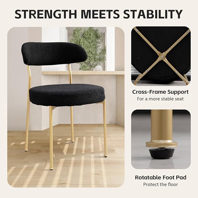 SoarFlash Kitchen Table and Chairs for 2, 24" Dining Table Set for 2 with Velvet Upholstered Chairs, 3 Piece Round Kitchen Table Set, Dining Room Table Set for Small Space, Apartment