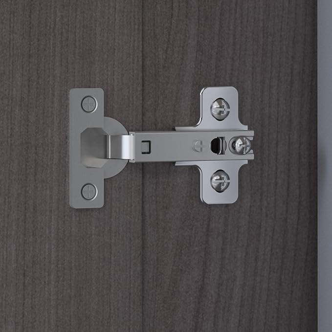 Bush Furniture Somerset 72W 3 Position Sit to Stand L Shaped Desk with Hutch in Storm Gray | Adjustable Height Table for Home Office