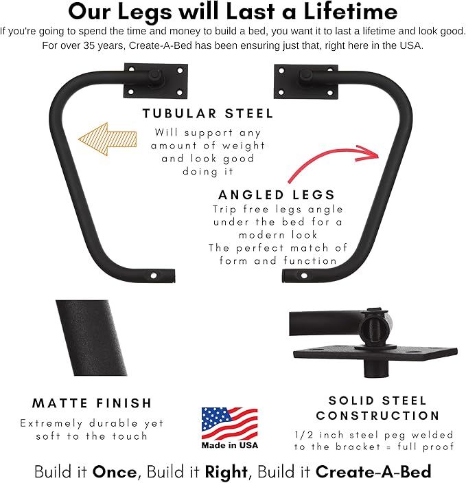 Create-A-Bed Queen Size Deluxe Murphy Bed Kit, Horizontal