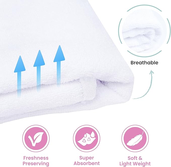 Zoane Creations Hooded Baby Towels for Newborn – Ultra-Soft,Highly Absorbent, 500 GSM, 37 x 37 inches Perfect Cotton Baby Bath Towels Hooded for Newborns and Toddlers