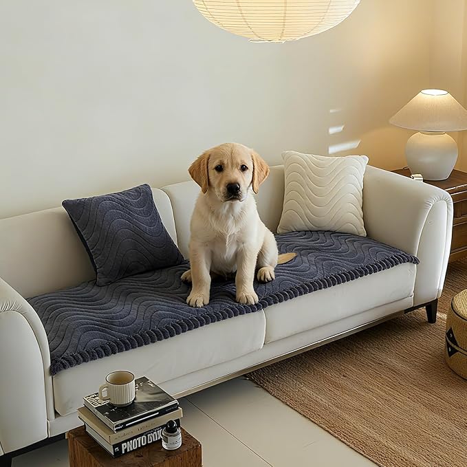 Couch Covers for 3 Cushion Couch Sofa Pet Friendly,Non-Slip Sofa Cover Washable