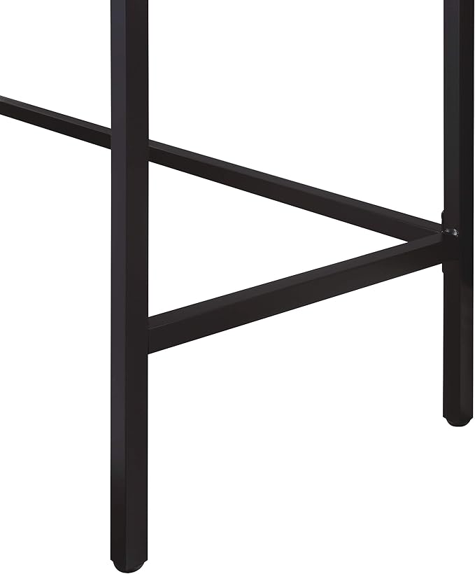 OSP Home Furnishings Contempo L-Shaped Desk, Ozark Ash