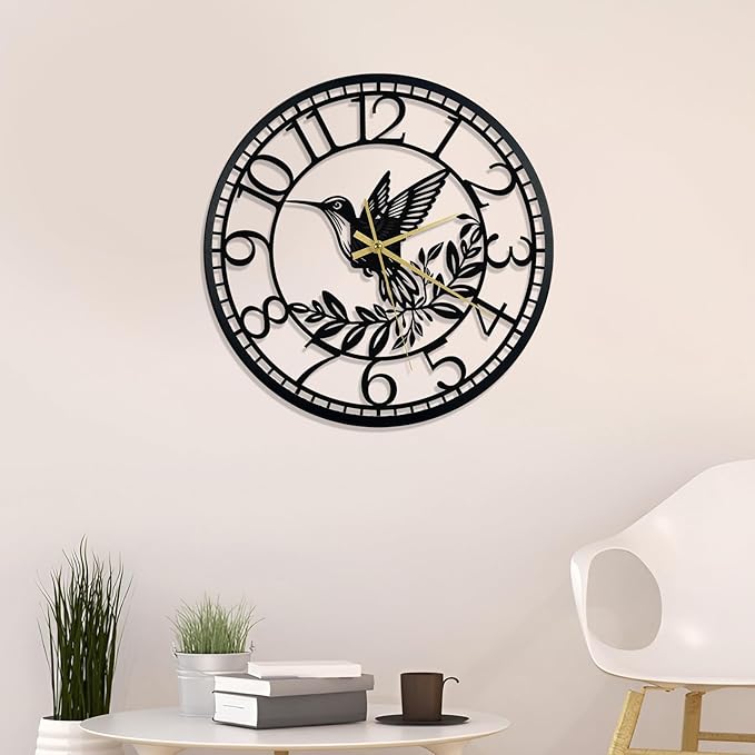 Big Wall Clock - Wall Clocks for Living Room Decor, Quiet and No Ticking Suitable for Wall Decor, Living Room Decoration, Kitchen Decoration