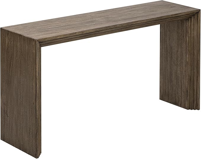 Modern Farmhouse Entryway Console Table 59.2-Inch Entry Sofa Table for Living Room Entrance Hallway Furniture (Natural)