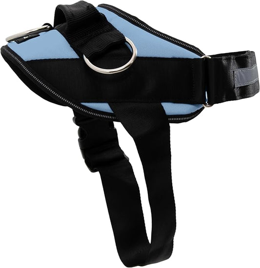 ShawnCo Essential Dog Harness, No-Pull Pet Vest with 3 Leash Clips, No Choke, Reflective, Adjustable and Padded, for Easy Walking and Training for Small, Medium and Large Dogs (Moonglow, S)
