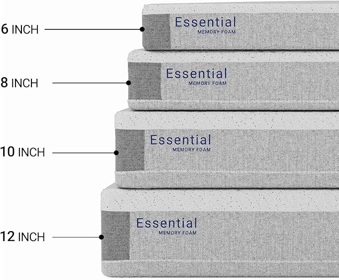 LIFEMENT Full Mattress 6 Inch, Essential Graphite Infused Memory Foam Bed | Medium Firm, Fiberglass Free, Cooling Pressure Relief | CertiPUR-US & Oeko-TEX Certified, Mattress in a Box