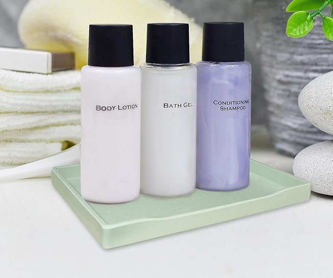 Small Green Mini Serving Tray (8.5 x 6.3 inch) for Serving Accessory, Spa, Coffee, Drinks, Wine, Tea, Bar, Party, Seasoning, Perfume or Display Use.