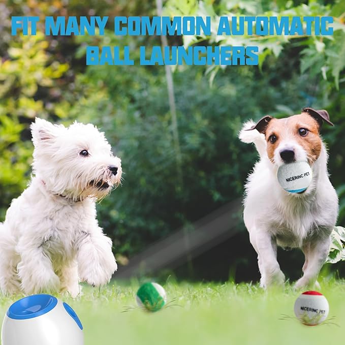 X-Small Dog Tennis Balls Dog Toys Ball 1.72" Pack of 12, Fit Ball Launchers