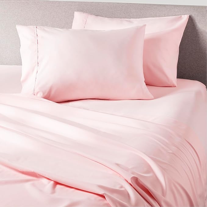 PeachSkinSheets Cotton Candy Pink Sheet Set - 1500tc Level of Softness - Extra Soft Cooling Sheets for Hot Sleepers and Night Sweats - Full Size