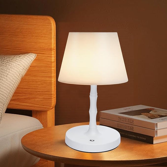 Adjustable Outdoor Lights Powered by Batteries, Suitable for Offices and bedrooms, Children's Sleep, Courtyard Camping Restaurants, LED Night Lights, Rechargeable Battery Driven Lights (White)