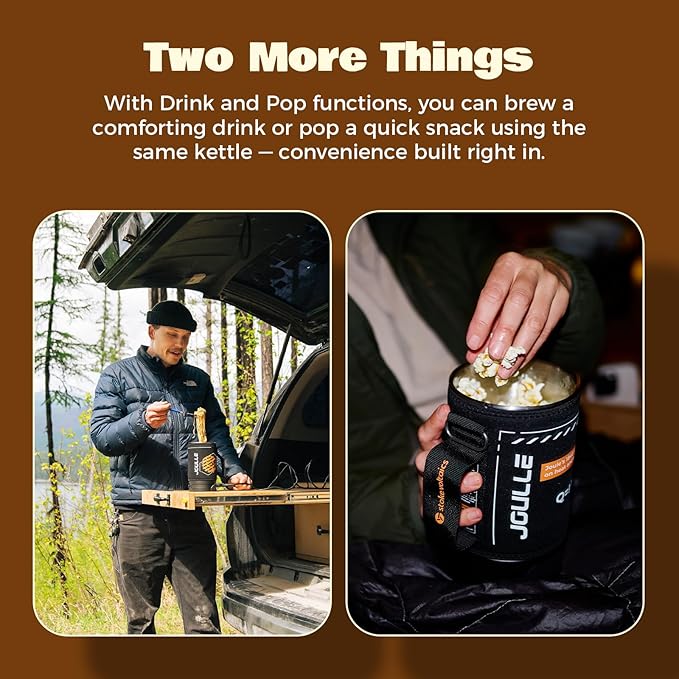 Percolator Coffee Pot Electric,Boil Water & Brew Tea 2-in-1,3 Cup Coffee Maker,Portable Tea Kit for Camping,Travel