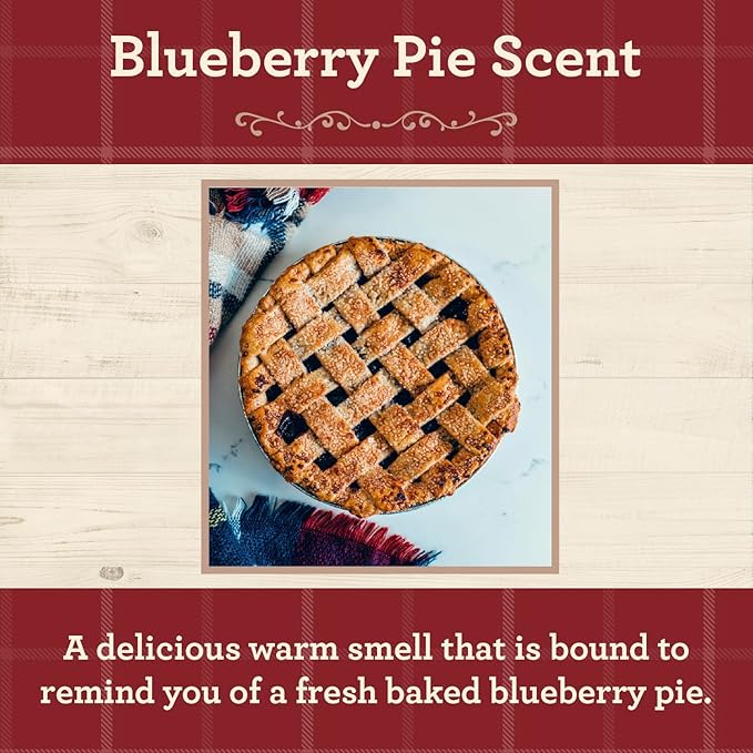 Our Own Candle Company, Blueberry Pie Scented Mason Jar Candle, 100 Hour Burn Time, 13 Ounces