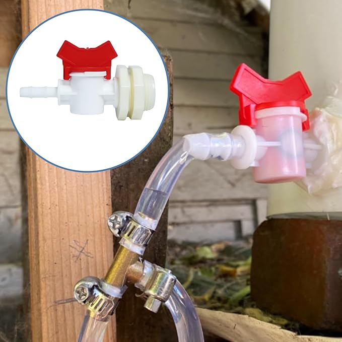 Automatic Rabbit Watering System,Rabbit Water Dispenser Kit,Automatic Rabbit Feeder,Nipple Drinker Feeders for Rabbits,Nipple Drinker Feed-ers