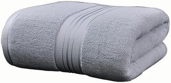 Bath Sheet,Oversized Bath Towel,Beach Towel, 40x73 inches, Extra Large,100% Luxury Cotton, Super Soft & Absorbent (Grey, Extral Large)