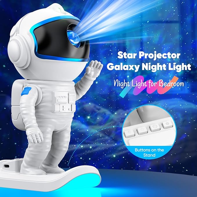 Galaxy Projector, Star Projector Night Light with Timer and Remote for Bedroom, Kids Room Decor, Adjustable Head Angle Nebula Ceiling Lamp, Gifts for Adults, Teens, Christmas, Birthday