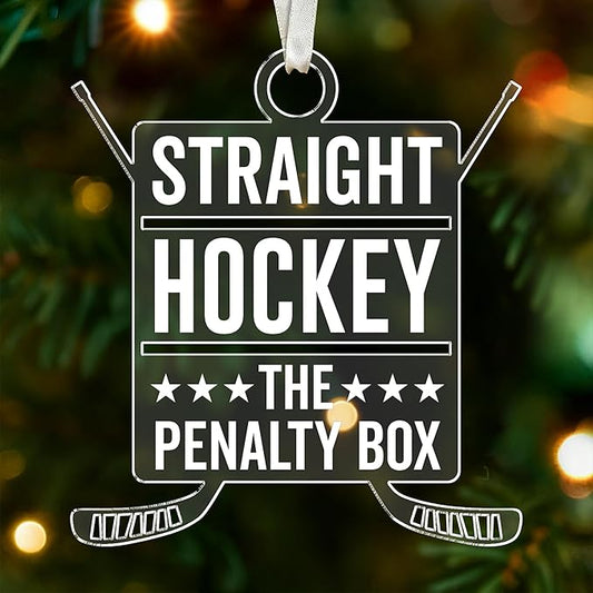 Hockey Ornament - Ideal Ice Hockey Ornament for Christmas Tree Decoration, Unique Ornaments for Kids, Ideal Gifts for Hockey Enthusiasts, Special Ornaments Gift for Christmas 2025