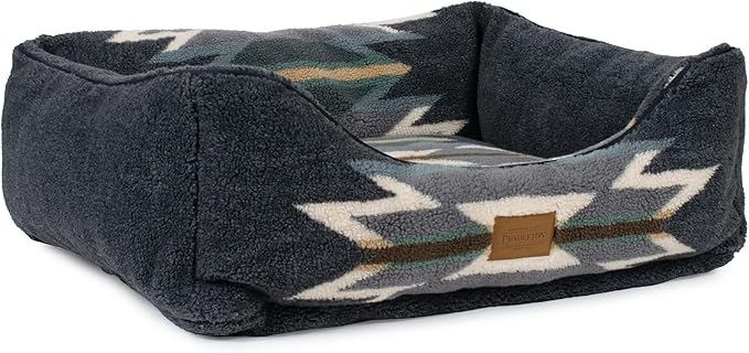 Pendleton Berber Kuddler Dog Bed - Wyeth Trail Oxford, M