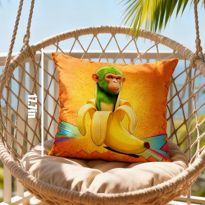 Italian Brainrot Pillow Covers 18"x18" Holiday Decor Throw Cushion Case Set of 4 Itlian Brainrot Home Decorations for Home