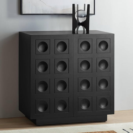 55 Downing Street Alia 31 1/2" Wide Black Console Table