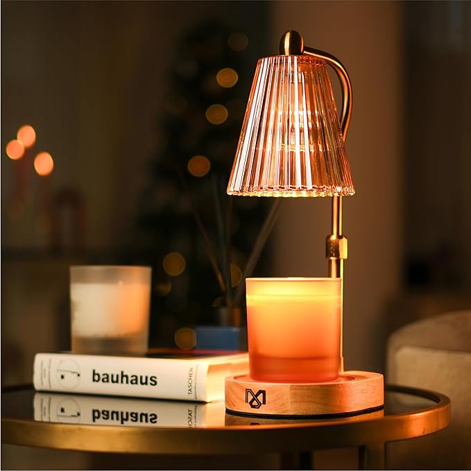 Candle Warmer Lamp with Timer and Dimmable, Candle Lamp Warmer for Mom Birthday Gifts, Elegant Design Electric Candle Warmers for Aromatherapy, Portable Wax Warmer Lamp